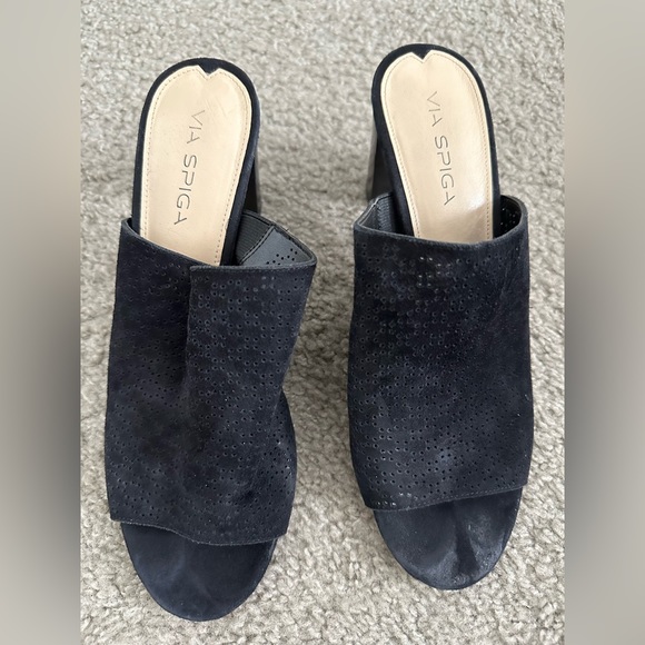 Via Spiga block heel black pattern - Picture 2 of 9